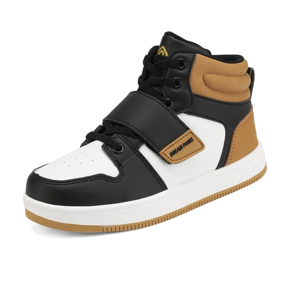 Boys & Girls High Top Sneaker - YELLOW WHITE BLACK -  0